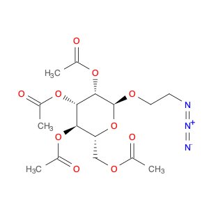 (2R,3R,4S,5S)-2-(Acetoxymethyl)-6-(2-azidoethoxy)tetrahydro-2H-pyran-3,4,5-triyltriacetate