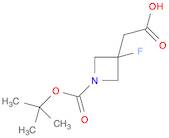 1-Boc-3-fluoro-3-azetidineacetic acid