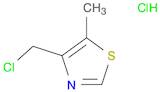 Thiazole, 4-(chloromethyl)-5-methyl-, hydrochloride