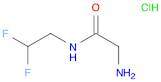 2-Amino-N-(2,2-difluoroethyl)acetamide hydrochloride