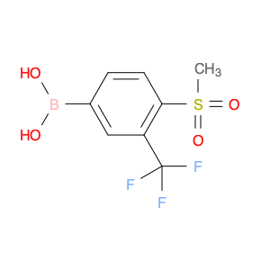 [4-Methanesulfonyl-3-(trifluoromethyl)phenyl]boronic acid