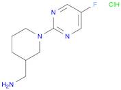 (1-(5-Fluoropyrimidin-2-yl)piperidin-3-yl)methanamine hydrochloride