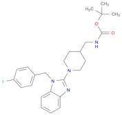 tert-Butyl ((1-(1-(4-fluorobenzyl)-1H-benzo[d]imidazol-2-yl)piperidin-4-yl)methyl)carbamate