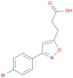 3-(3-(4-Bromophenyl)Isoxazol-5-Yl)Propanoic Acid