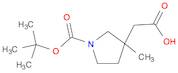 2-(1-(tert-Butoxycarbonyl)-3-methylpyrrolidin-3-yl)acetic acid