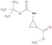 Methyl 2-aminocyclopropane-1-carboxylate, N-BOC protected