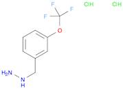 (3-(Trifluoromethoxy)benzyl)hydrazine dihydrochloride