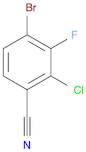 4-Bromo-2-chloro-3-fluorobenzonitrile