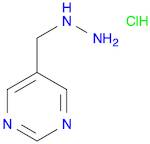 5-(Hydrazinylmethyl)pyrimidine hydrochloride