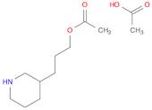 3-(3-Piperidyl)propyl Acetate Acetate