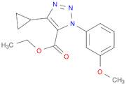 Ethyl 4-Cyclopropyl-1-(3-Methoxyphenyl)-1H-1,2,3-Triazole-5-Carboxylate