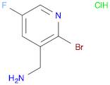 (2-Bromo-5-fluoropyridin-3-yl)methanamine hydrochloride