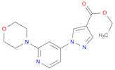 ethyl 1-(2-morpholino-4-pyridyl)pyrazole-4-carboxylate