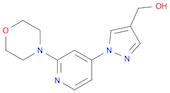 (1-(2-Morpholinopyridin-4-yl)-1H-pyrazol-4-yl)methanol