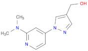 (1-(2-(Dimethylamino)pyridin-4-yl)-1H-pyrazol-4-yl)methanol