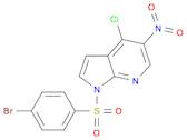 1-((4-Bromophenyl)sulfonyl)-4-chloro-5-nitro-1H-pyrrolo[2,3-b]pyridine