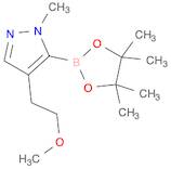 4-(2-Methoxyethyl)-1-methyl-5-(4,4,5,5-tetramethyl-1,3,2-dioxaborolan-2-yl)-1H-pyrazole