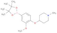 3-Methoxy-4-(N-methylpiperidin-4-yloxy)phenylboronic acid pinacol ester