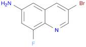 3-Bromo-8-fluoroquinolin-6-amine