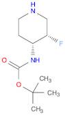 tert-Butyl N-[(3S,4R)-3-fluoro-4-piperidyl]carbamate