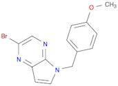 2-Bromo-5-(4-methoxybenzyl)-5H-pyrrolo[2,3-b]pyrazine