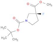 Methyl (S)-1-Boc-3-fluoropyrrolidine-3-carboxylate