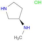 3-Pyrrolidinamine, N-methyl-, dihydrochloride, (R)-