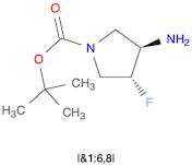 tert-butyl(3R,4R)-3-amino-4-fluoropyrrolidine-1-carboxylate