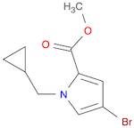 4-Bromo-1-Cyclopropylmethyl-1H-Pyrrole-2-Carboxylic Acid Methyl Ester