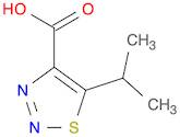 5-(Propan-2-Yl)-1,2,3-Thiadiazole-4-Carboxylic Acid