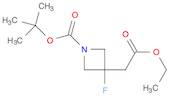 Tert-Butyl 3-(2-Ethoxy-2-Oxoethyl)-3-Fluoroazetidine-1-Carboxylate