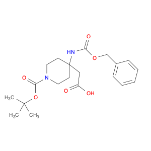 2-(4-(((Benzyloxy)carbonyl)amino)-1-(tert-butoxycarbonyl)piperidin-4-yl)acetic acid