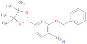 2-Benzyloxy-4-(4,4,5,5-tetramethyl-1,3,2-dioxaborolan-2-yl)benzonitrile