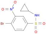 4-Bromo-N-cyclopropyl-3-nitrobenzenesulfonamide