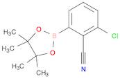 2-Chloro-6-(tetramethyl-1,3,2-dioxaborolan-2-yl)benzonitrile