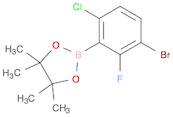 3-Bromo-6-chloro-2-fluorophenylboronic acid pinacol ester