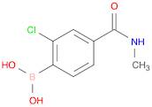 2-Chloro-4-(methylcarbamoyl)phenylboronic acid