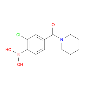 2-Chloro-4-(1-piperidinylcarbonyl)phenylboronic acid