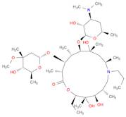 1-Oxa-7-azacyclopentadecan-15-one,13-[(2,6-dideoxy-3-C-methyl-3-O-methyl-a-L-ribo-hexopyranosyl)...