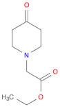 1-Piperidineacetic acid, 4-oxo-, ethyl ester