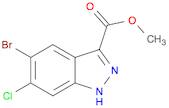 Methyl 5-bromo-6-chloro-1h-indazole-3-carboxylate