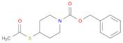 1-Piperidinecarboxylic acid, 4-(acetylthio)-, phenylmethyl ester