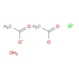 Acetic acid, strontium salt, hydrate (2:1)