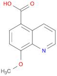 5-Quinolinecarboxylic acid, 8-methoxy-