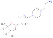 2-{4-[5-(Tetramethyl-1,3,2-dioxaborolan-2-yl)pyridin-2-yl]piperazin-1-yl}ethan-1-amine