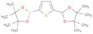 4,4,5,5-Tetramethyl-2-[5-(4,4,5,5-tetramethyl-1,3-dioxolan-2-yl)thiophen-2-yl]-1,3,2-dioxaborolane