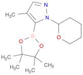 4-methyl-1-(oxan-2-yl)-5-(tetramethyl-1,3,2-dioxaborolan-2-yl)-1H-pyrazole