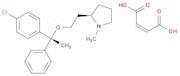 Pyrrolidine,2-[2-[(1R)-1-(4-chlorophenyl)-1-phenylethoxy]ethyl]-1-methyl-, (2R)-,(2E)-2-butenedioa…