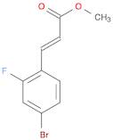 2-Propenoic acid, 3-(4-bromo-2-fluorophenyl)-, methyl ester