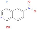 4-fluoro-6-nitroisoquinolin-1-ol